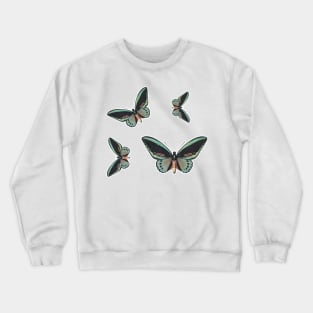 Colorful Butterfly , Cute Light Butterflies Gift Idea Crewneck Sweatshirt